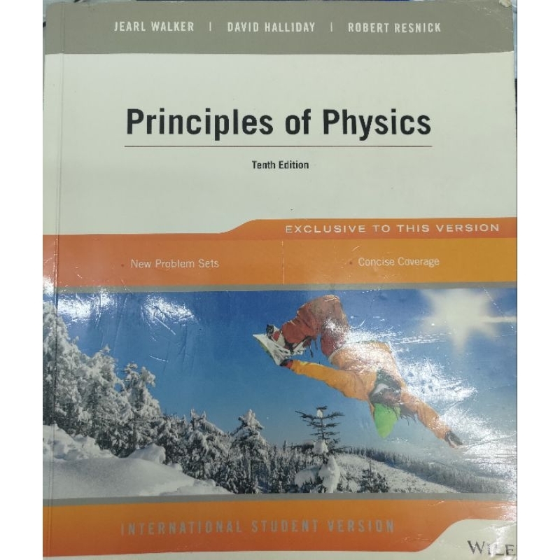 Halliday Principles of Physics 10e