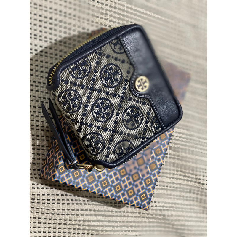 Tory Burch monogram wallets 提花皮夾 1111優惠