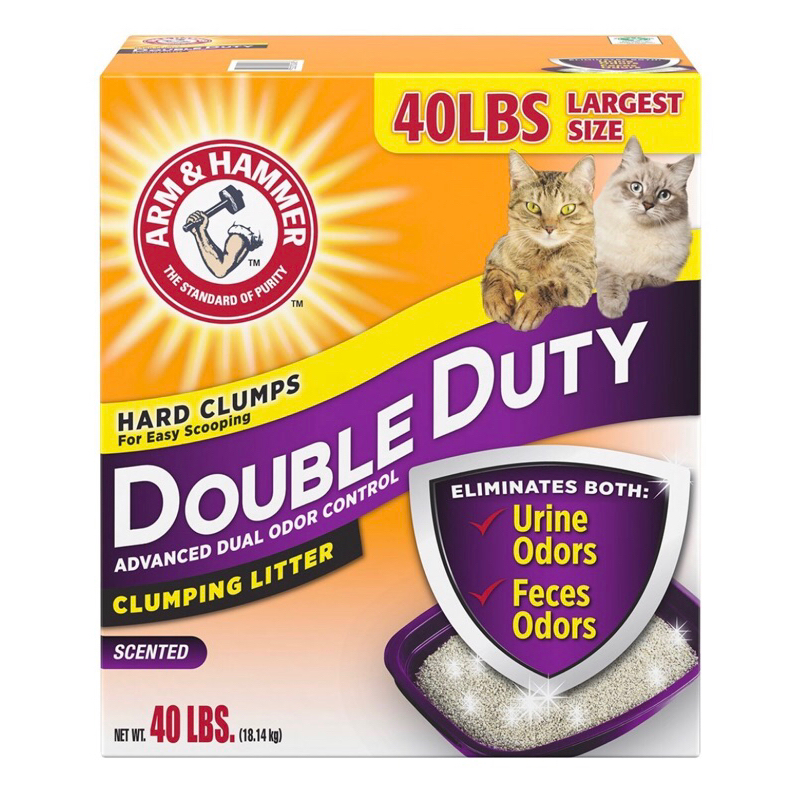 （好市多代購含運）ARM&amp;HAMMER 加強除臭貓砂18.14kg 2入