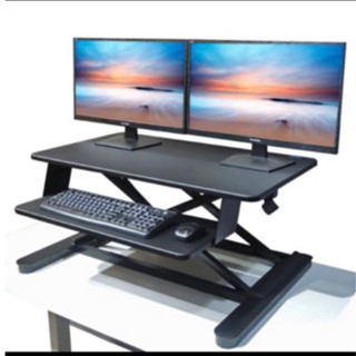 （極新二手）臺灣製桌上型氣壓式升降桌90*60*13