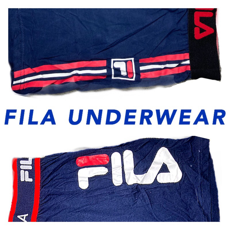 FILA 男舒適寬鬆平口褲 內褲