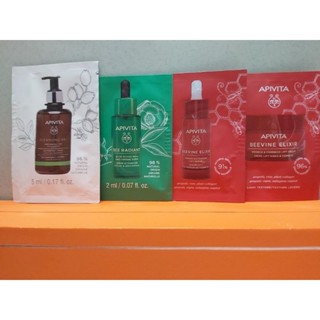 APIVITA 蜂膠青檸潔膚露5ml/膠原緊緻彈潤精華2ml/膠原緊緻彈潤乳霜2ml