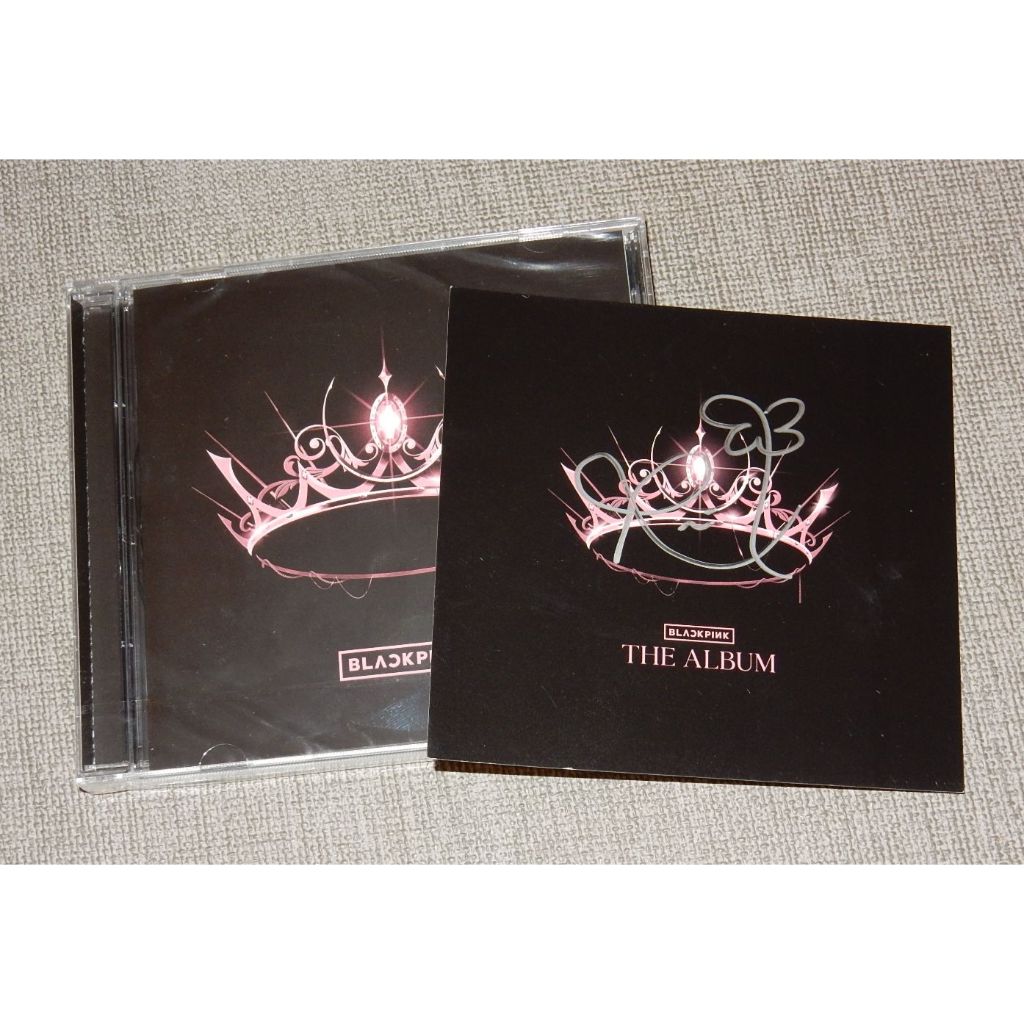 Blackpink - The Album 英國官網限定Rose單獨親筆簽名CD(全新未拆)