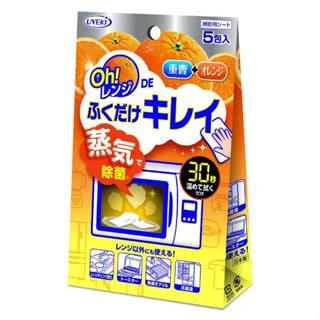 【一草一木】日本製 UYEKI 微波爐 專用 蒸氣 除菌紙 清潔 廚房必備 一盒五枚入 掃除 微波爐清潔 微波爐