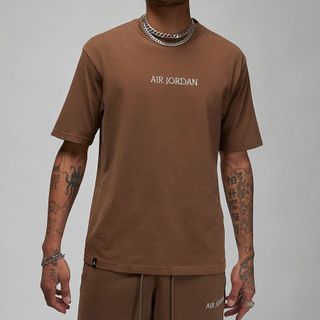 NIKE AIR JORDAN TEE 咖啡色 運動 短袖 DV6466-270