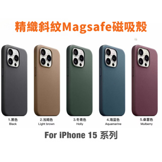 【高質版】精織斜紋 磁吸 動畫 iphone 15 手機殼 MagSafe 防摔 15 plus pro max 蘋果