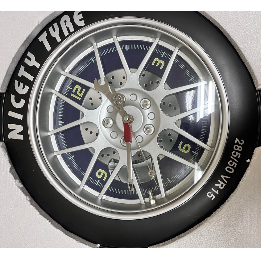 ⭐️NICETY TYRE⭐️ 輪胎時鐘 時鐘 掛鐘 時間 輪胎造型 數字鐘 造型時鐘