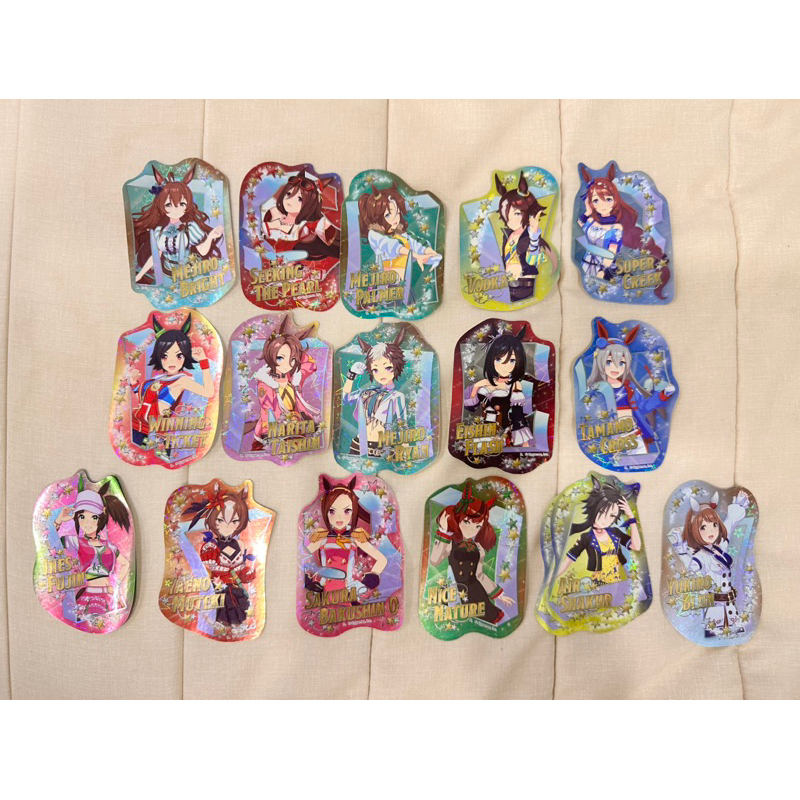 🍭Ruo🍭日貨 賽馬娘 官方週邊 收藏 貼紙 目白光明 善信 採珠 榮進閃耀 八重無敵 優秀素質 雪之美人 玉藻十字
