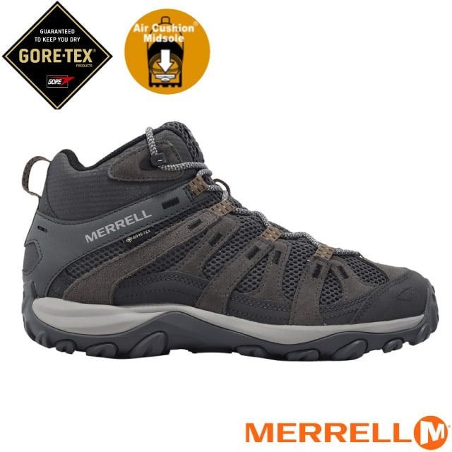 【MERRELL】送》男 款 多功能防水透氣登山健行鞋 ALVERSTONE 2 MID 登山鞋_灰色_ML037165