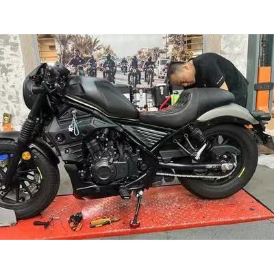 Rebel 1100T MT復古型坐墊 適用於 本田 500S改裝復古坐墊 Rebel250 腳踏機 Rebel 110