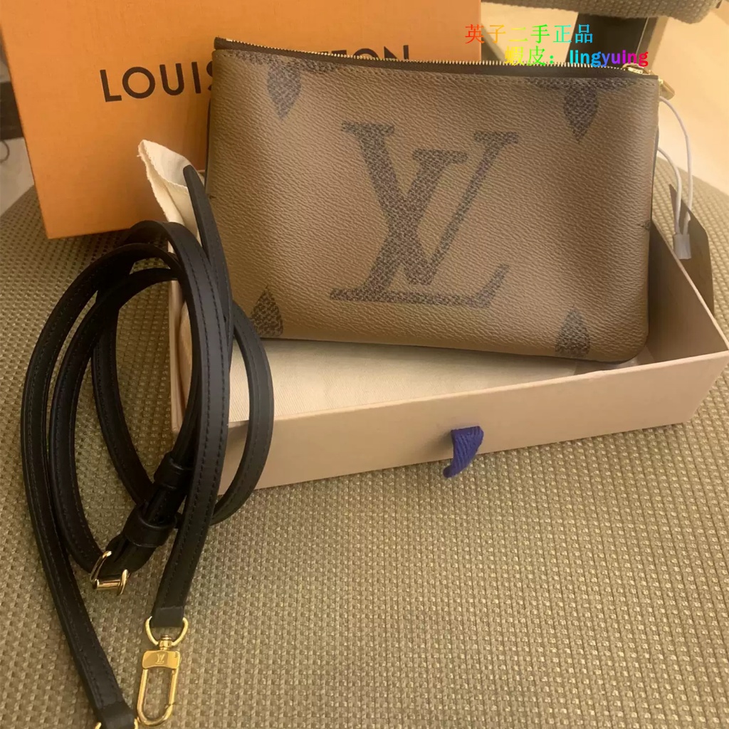 Shop Louis Vuitton DOUBLE V 2022-23FW Double Zip Pochette (M69203) by  Chaos3