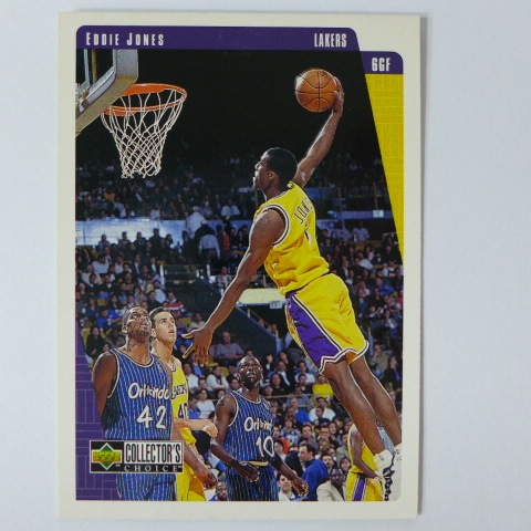 ~Eddie Jones/NBA球星/艾迪·瓊斯~1997年UD籃球卡
