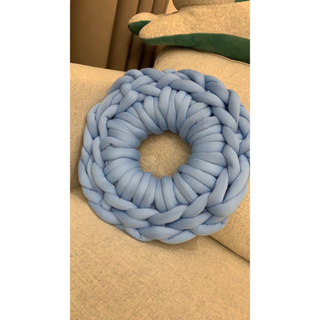 手工編織冰島毛線抱枕（可客製