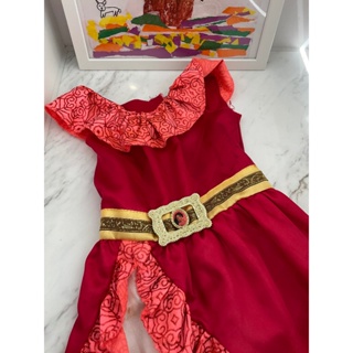 迪士尼公主服 正版 購自美國Target 二手 萬聖節 孩童 女童服裝 艾蓮娜 Elena of Aval 小公主禮服