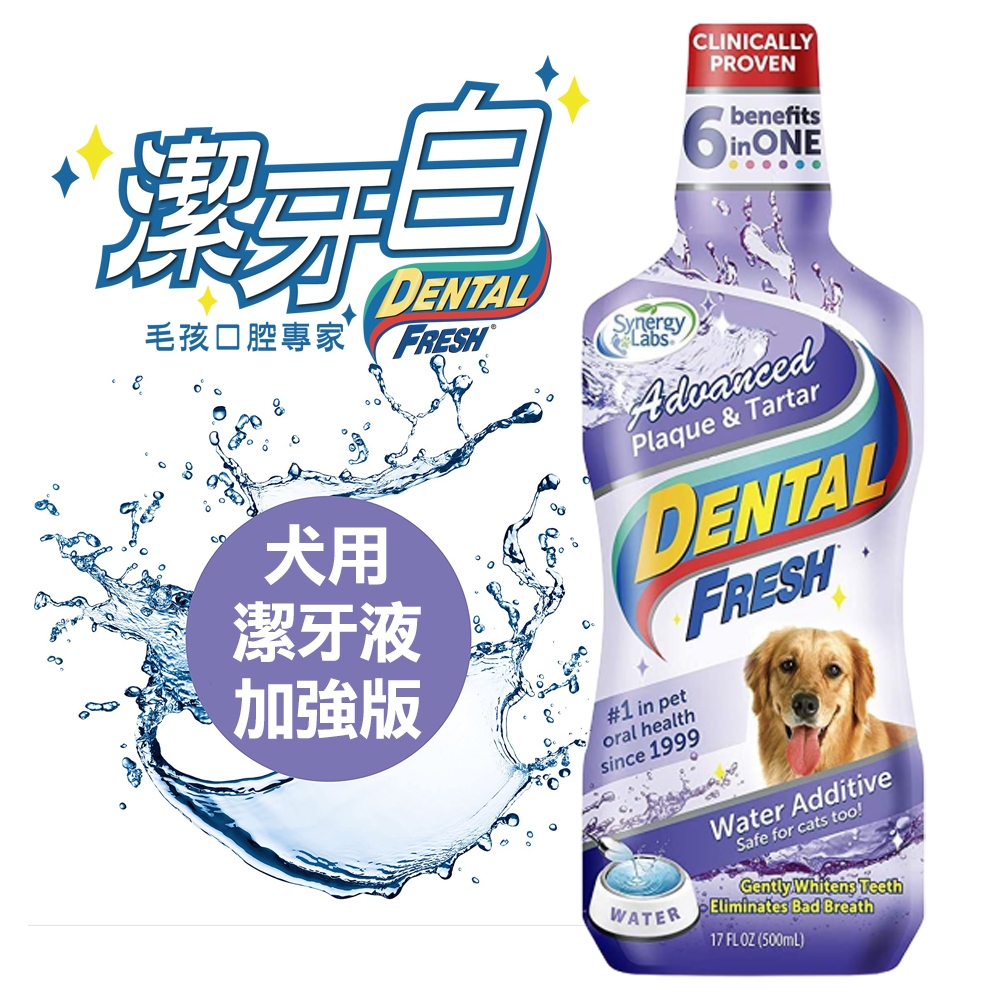 潔牙白 DENTAL FRESH 犬用潔牙液(加強版) 寵物潔牙水 不愛刷牙 口臭 狗狗漱口水『WANG』