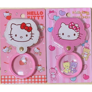 Sanrio三麗鷗 Hello Kitty 頭型折疊放大鏡/折疊收納放大鏡