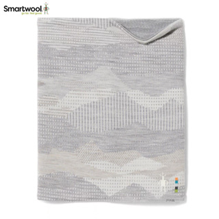 【戶外風】Smartwool Thermal美麗諾羊毛雙面兩用短頸套 淺灰山紋