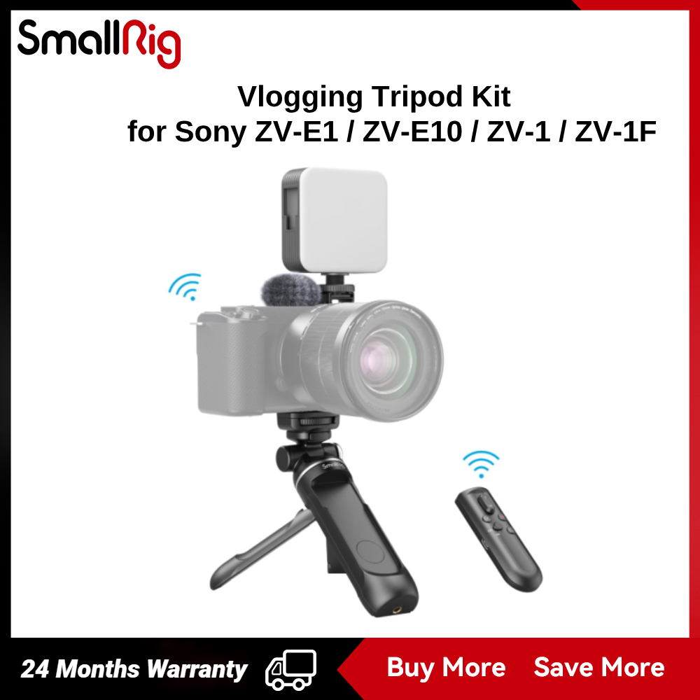 SmallRig 索尼ZV-E1 / ZV-E10 / ZV-1 / ZV-1F Vlog三脚架套件 4258