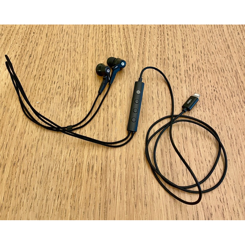 斷捨離！二手🇯🇵【radius】iPhone專用Lightning earphone HP-NHL21K，MFi認定品