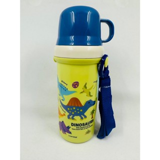 (小品日貨) 現貨在臺 日本製 SKATER 恐龍 水壺 兒童 水壺 直飲水壺 附杯子 470ml PSB5KD
