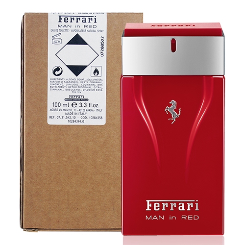 Ferrari 法拉利 極勁紅 男性淡香水 100ml TESTER 環保盒