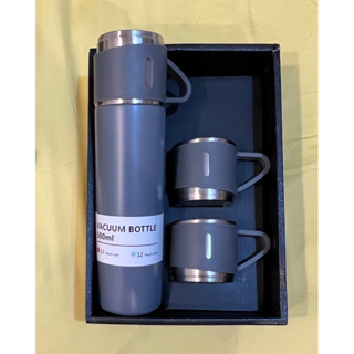 [全新] Vacuum Flask set 12小時真空長效保溫瓶 附兩個替換杯