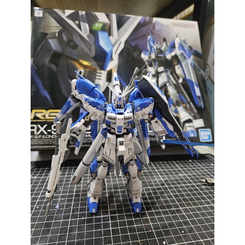 ☆xing☆ 組裝模型 RG Hi-V／hi v 海牛/牛鋼 部分上色 加金屬骨架