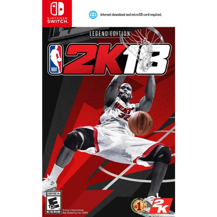 NS Switch美版中古品-NBA2K18 籃球NBA 2K18( 中文版)