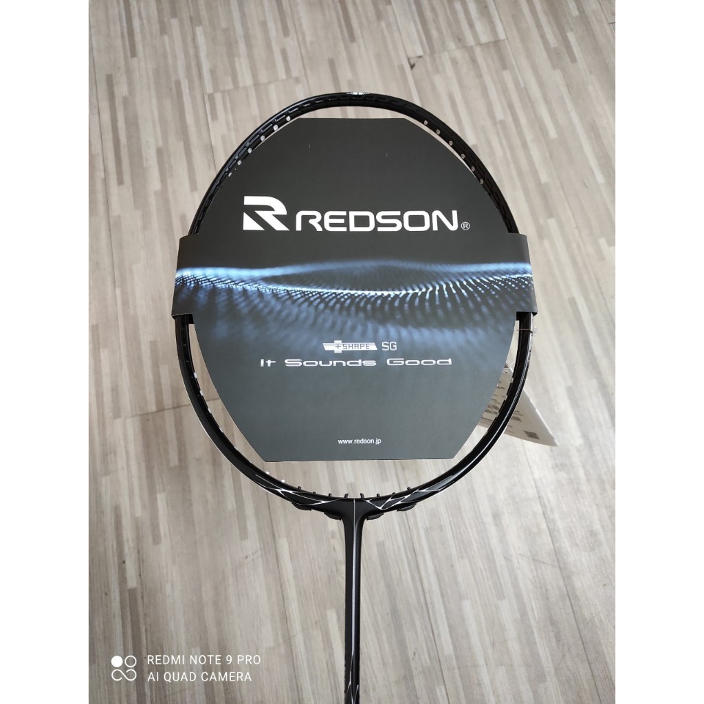 REDSON 瑞森 高階專業碳纖維羽球拍 SHAPE SG 黑