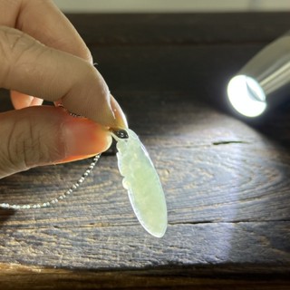 【御古齋】精選天然 緬甸玉 A貨翡翠 冰沁 福瓜 福氣滿滿 財源滾滾 福掛幸福 質優 透光 附墜鍊盒 0914