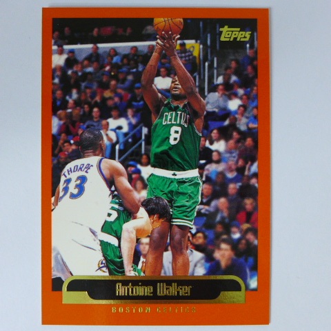 ~Antoine Walker/安東·渥克~NBA球星/爛仗王/濫投之王 1999年TOPPS.NBA籃球卡