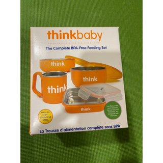 thinkbaby 雙層隔熱304不鏽鋼兒童環保餐具組