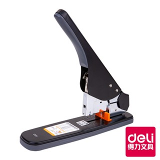 【Deli得力】省力重型釘書機E0485/210張/省力50%/適用針23/6~23/23【超取與蝦皮店到店限購1臺】