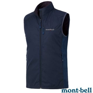 【MONT-BELL】女 軟殼防潑水背心 LIGHT SHELL VEST 立領背心 石墨灰 1106560