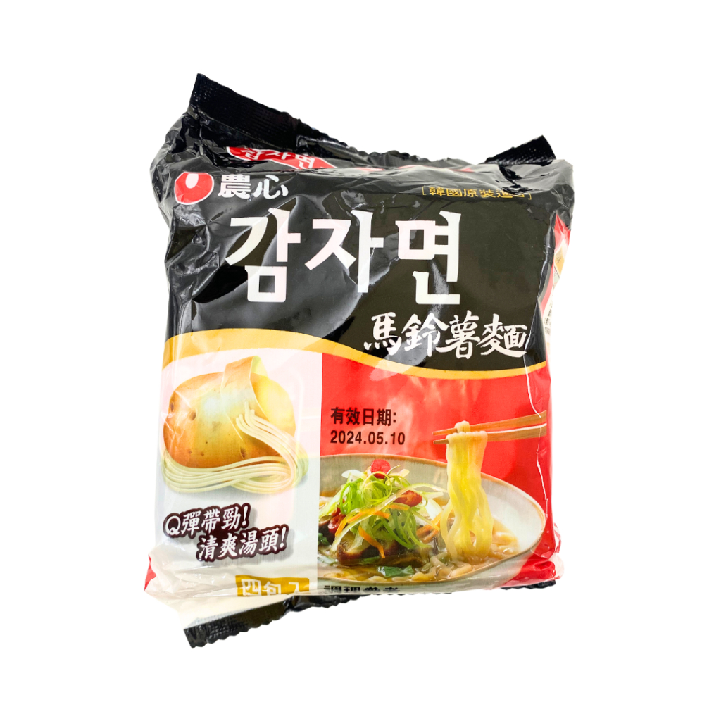 韓國 Nongshim 農心 4入包裝 馬鈴薯麵 泡麵 400g