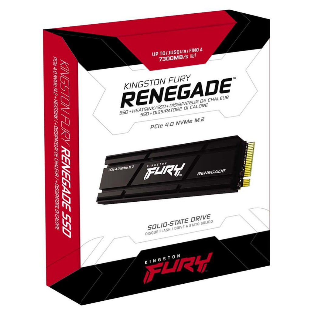 Kingston 金士頓 FURY Renegade 2TB w/散熱器 SSD SFYRDK/2000G PS5適用