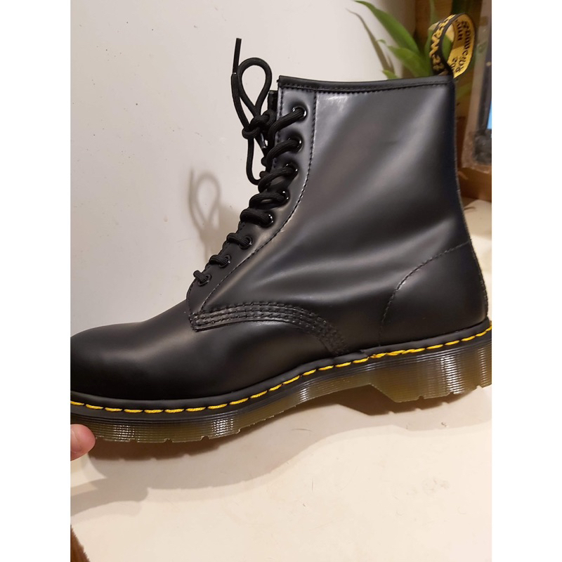 Dr.Martens 馬汀 八孔 1460 硬皮 黑 馬汀大夫 長靴 靴子 （加送一罐馬汀鞋油）