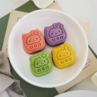 【麥歡樂】可愛貓咪 達摩 造型 月餅模具 鳳梨酥 綠豆糕 手壓式 糕點模具 模型印具 壓模 底托 【烘焙材料】
