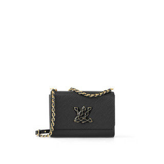少量❤️正品Louis Vuitton Twist MM 皮革時尚 LV Logo菱格經典款 皮鏈帶 送禮自用女朋友老婆