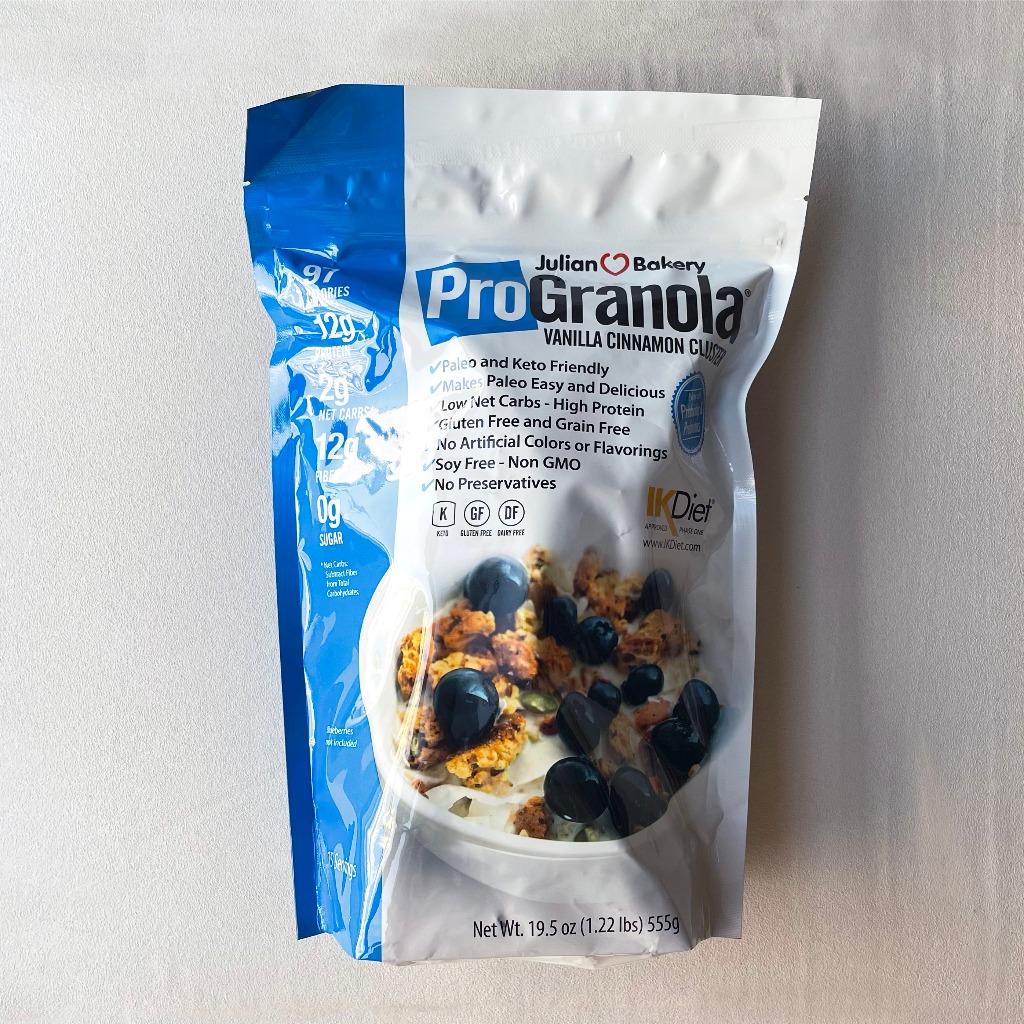 Julian Bakery Pro Granola Vanilla Cinnamon 高蛋白香草肉桂麥片生酮 低糖低碳