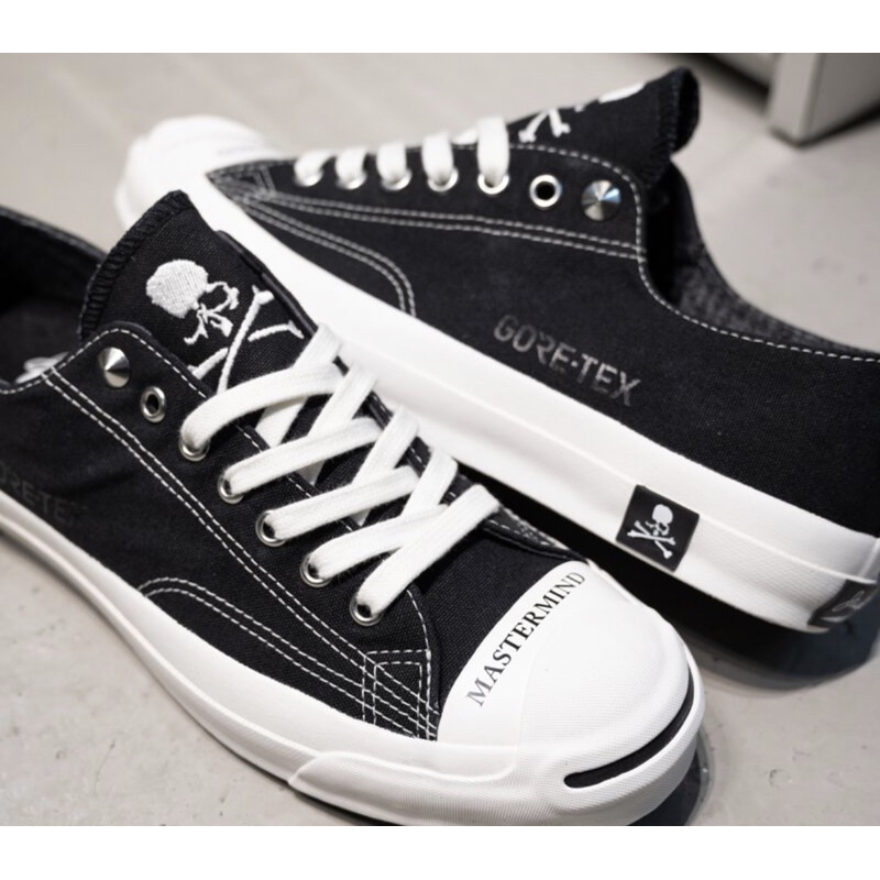 Converse Jack Purcell x Mastermind Japan Gore-Tex 開口笑 骷髏頭 卯釘