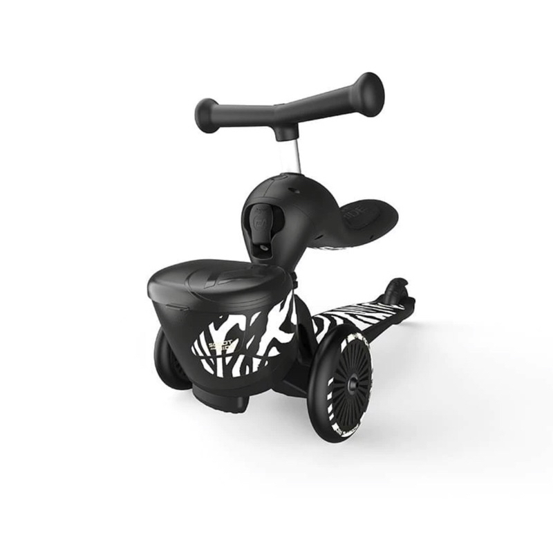 奧地利 Scoot &amp; Ride 新款 KICK1 Lifestyle滑步車/滑板車-斑馬黑