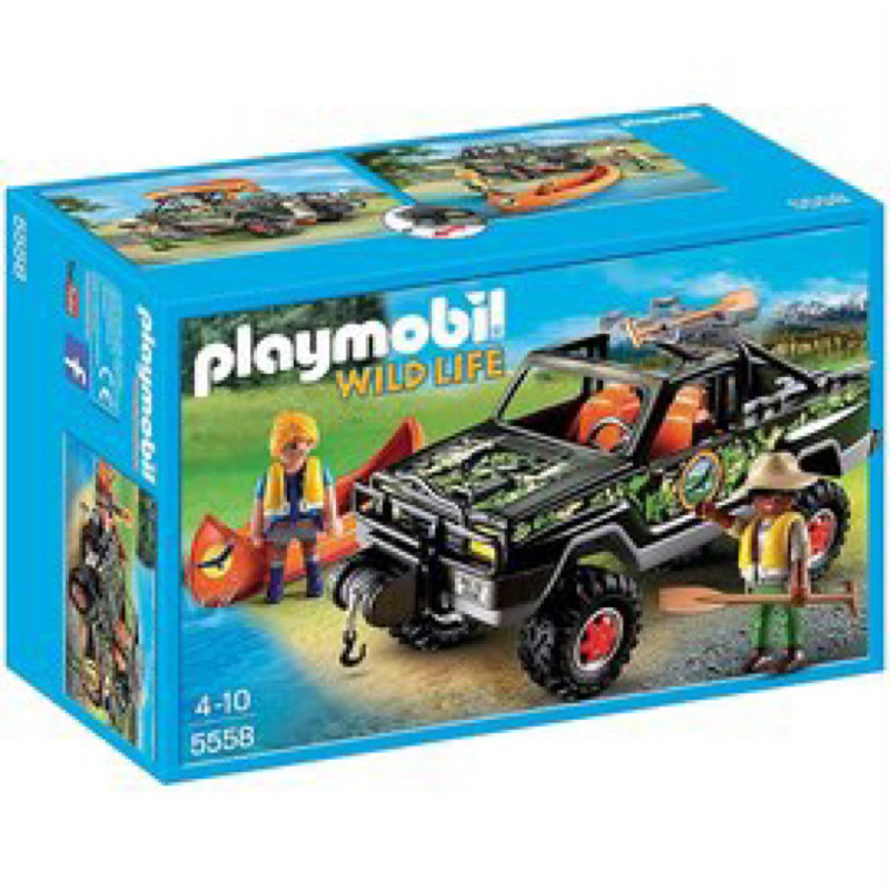 鍾愛一生德國玩具 Playmobil  摩比  5558 探險皮卡車