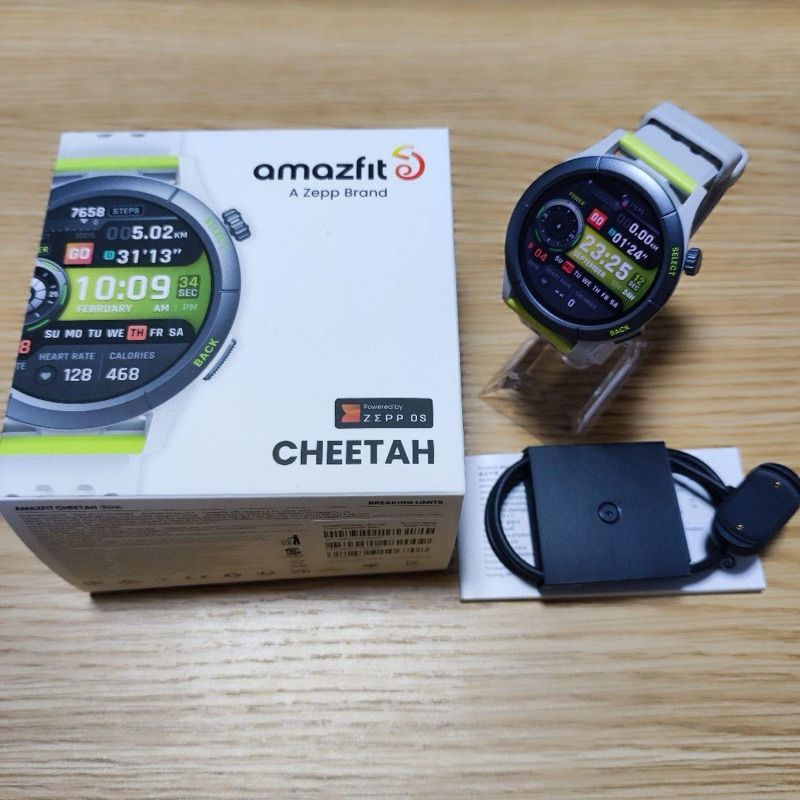 【Amazfit 華米】台灣公司貨Cheetah跑步雙頻GPS運動健康智慧手錶(ai教練/6星定位/路徑追蹤)