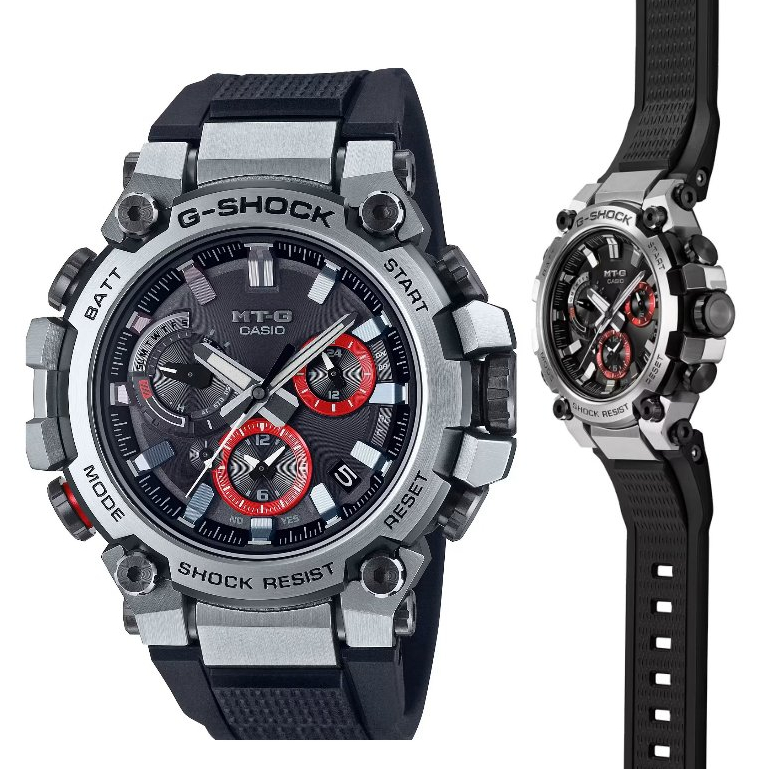 CASIO 卡西歐 G-SHOCK MT-G 太陽能智慧藍牙電波錶MTG-B3000-1A