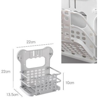 生活百貨 必掛萬用置物籃 隨機出貨 收納盒 可串聯掛式收納籃 收納籃 浴室掛籃 多層收納籃 廚房收納 浴室收納
