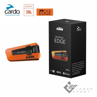 【Cardo】PACKTALK EDGE 安全帽通訊藍牙耳機 【KTM聯名款】 ( 台灣代理 - 原廠公司貨 )