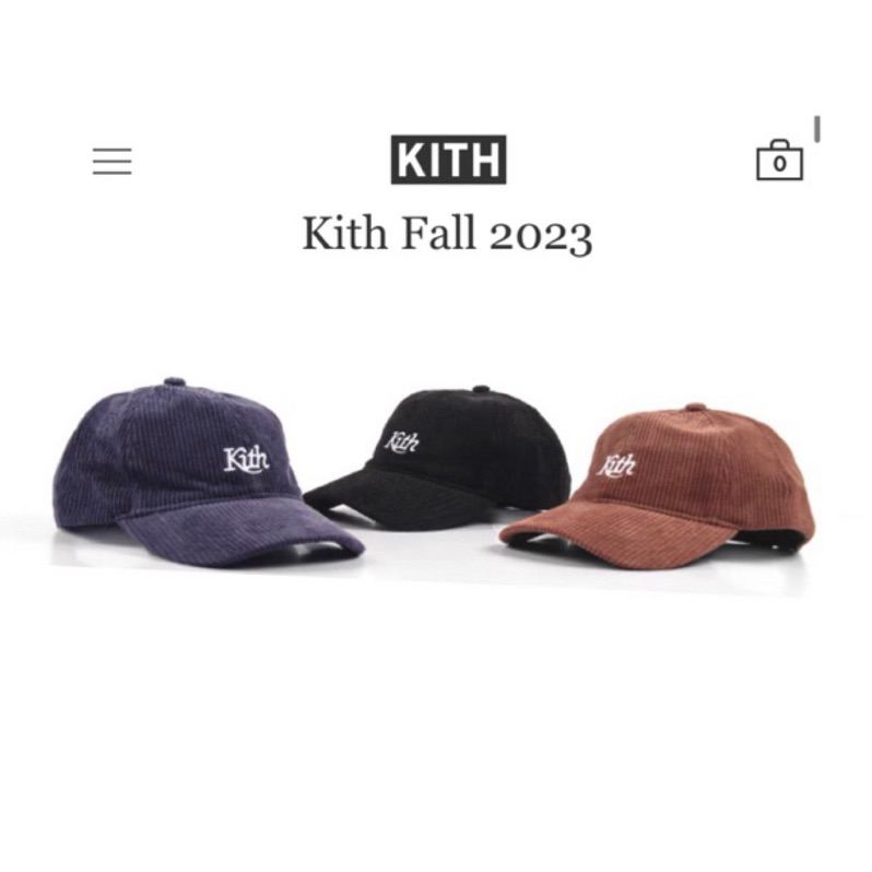 🇺🇸 Kith Washed Cord BG Cap 秋冬燈芯絨 帽子 棒球帽 潮流 滑板帽 橄欖綠 棕色 紫色 正品