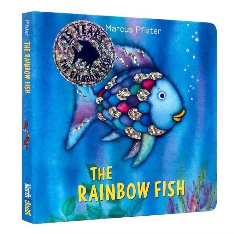 彩虹魚 原版 The Rainbow Fish 紙板書 1993年凱特格林納威獎 兒童情緒管理繪本 親子故事繪本