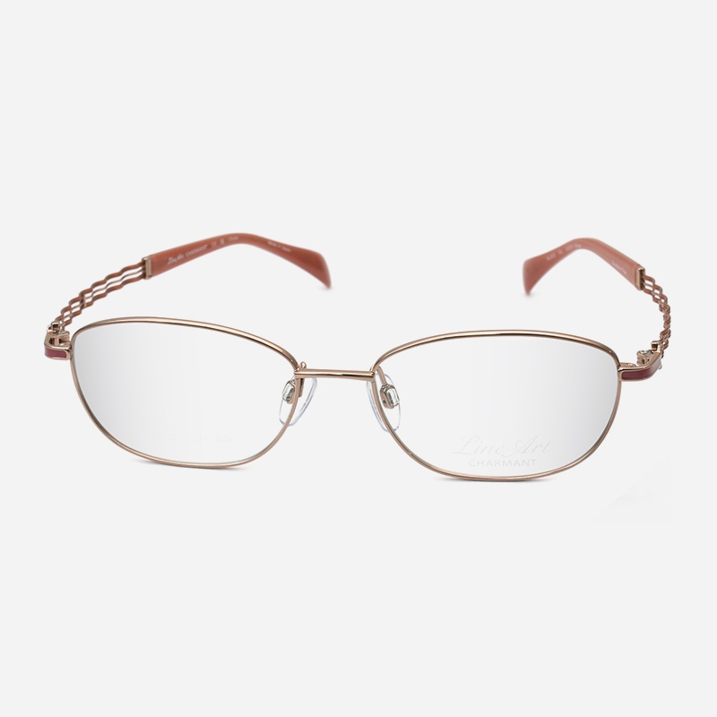 CHARMANT XL2935 日本夏蒙眼鏡｜復古文藝純鈦金絲眼鏡 女生品牌眼鏡框【幸子眼鏡】